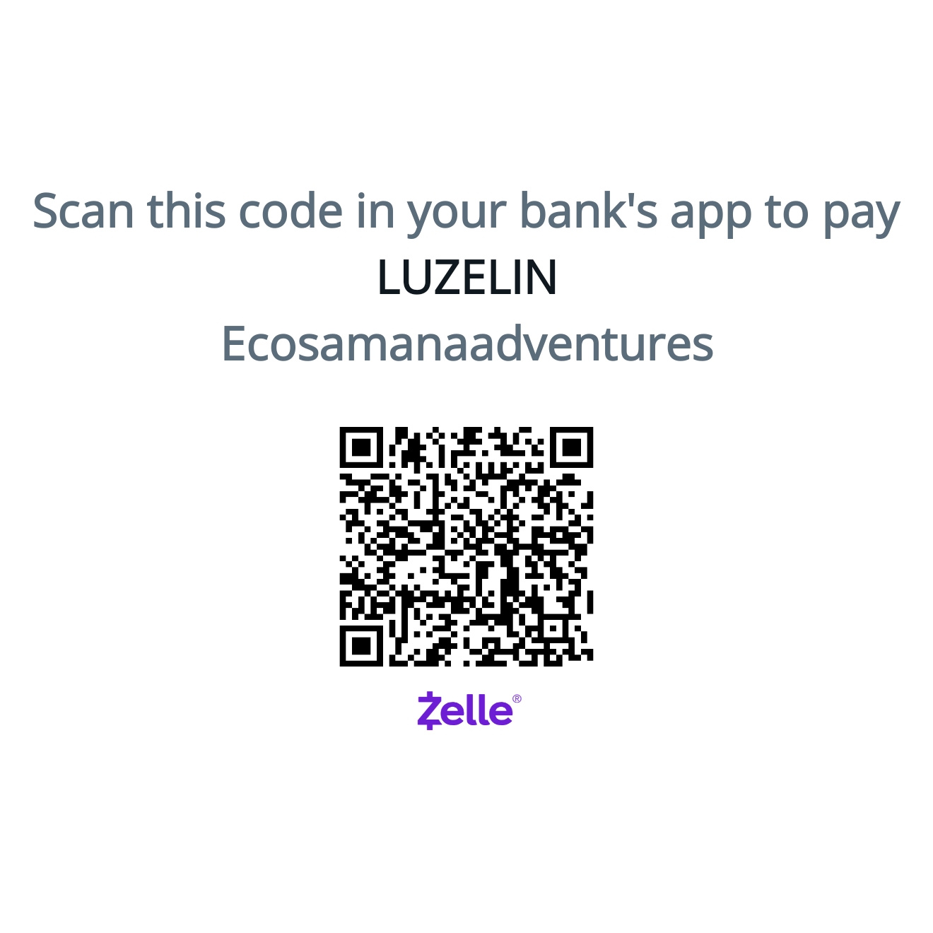 QR code for quick payment for Megaptera 2026 whale watching event