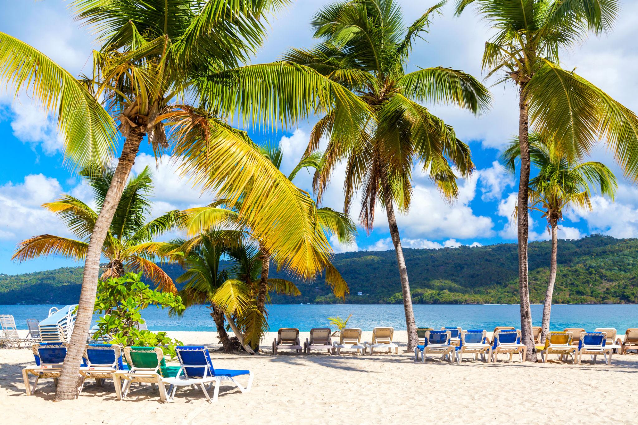 Cayo Levantado tropical island