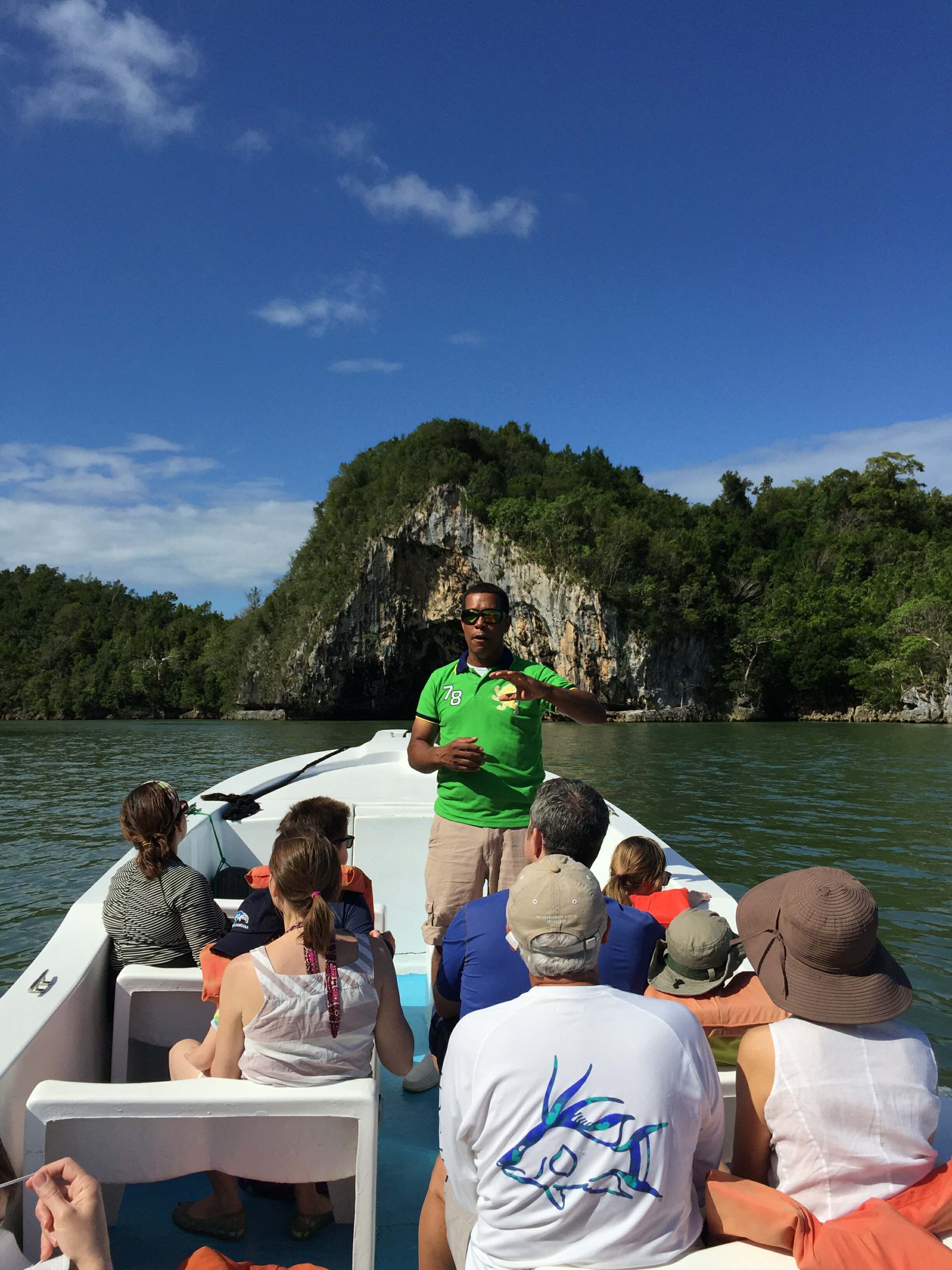 Interior cave lagoon in Los Haitises